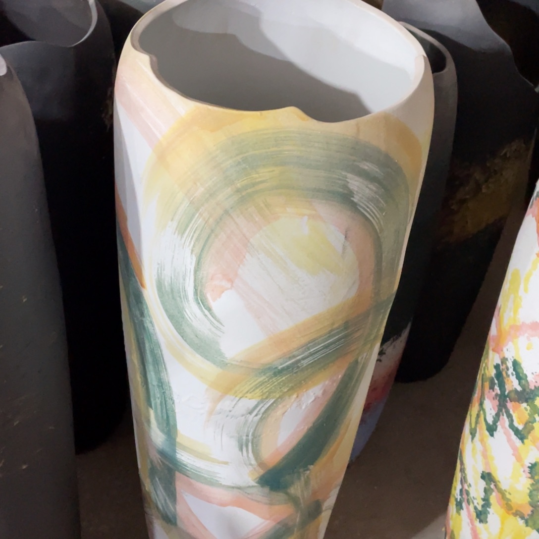 陶瓷瑕疵盆80厘米口径21厘米