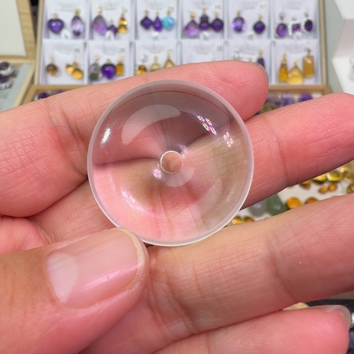 水晶颈饰未镶嵌吊坠