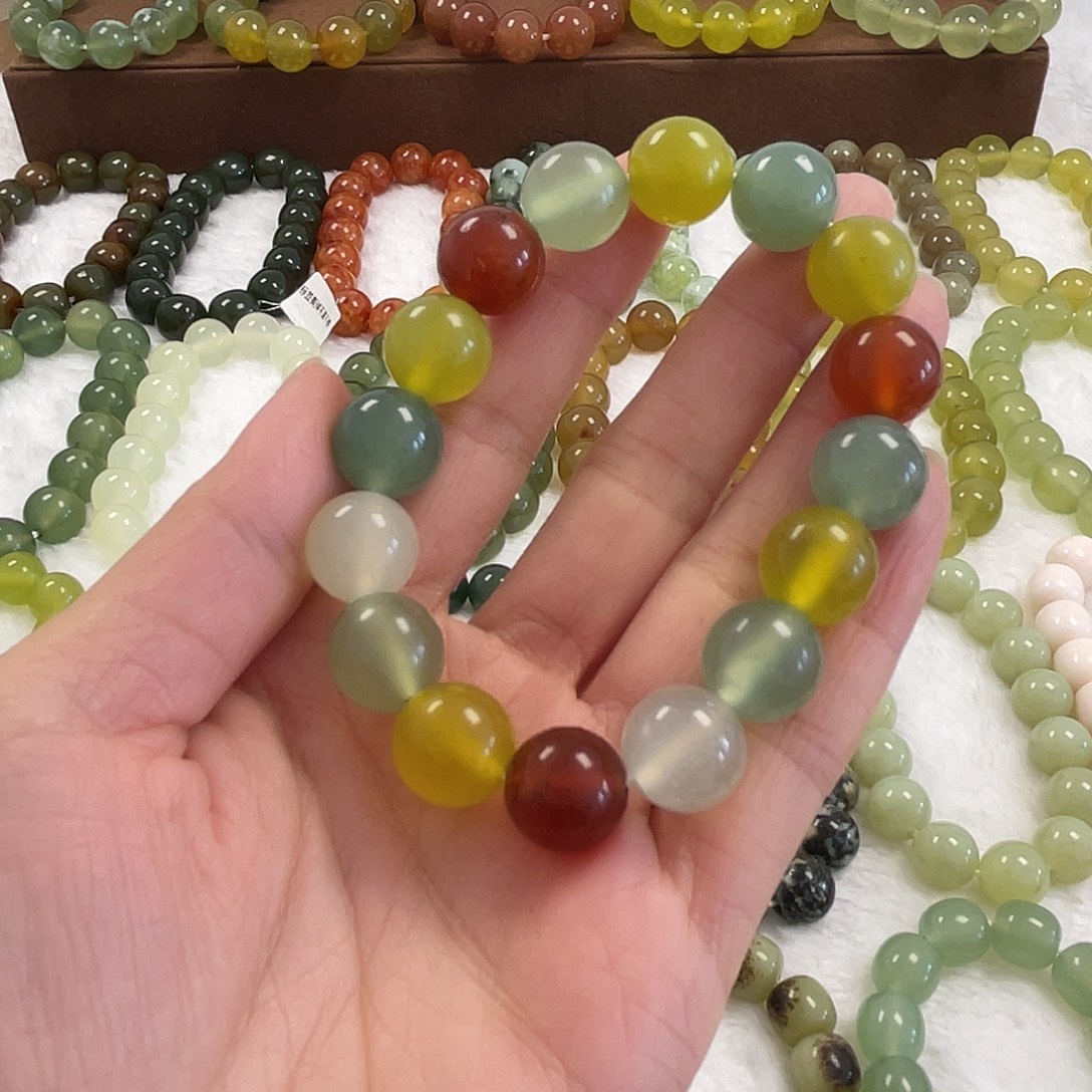 蛇纹石玉未镶嵌手串