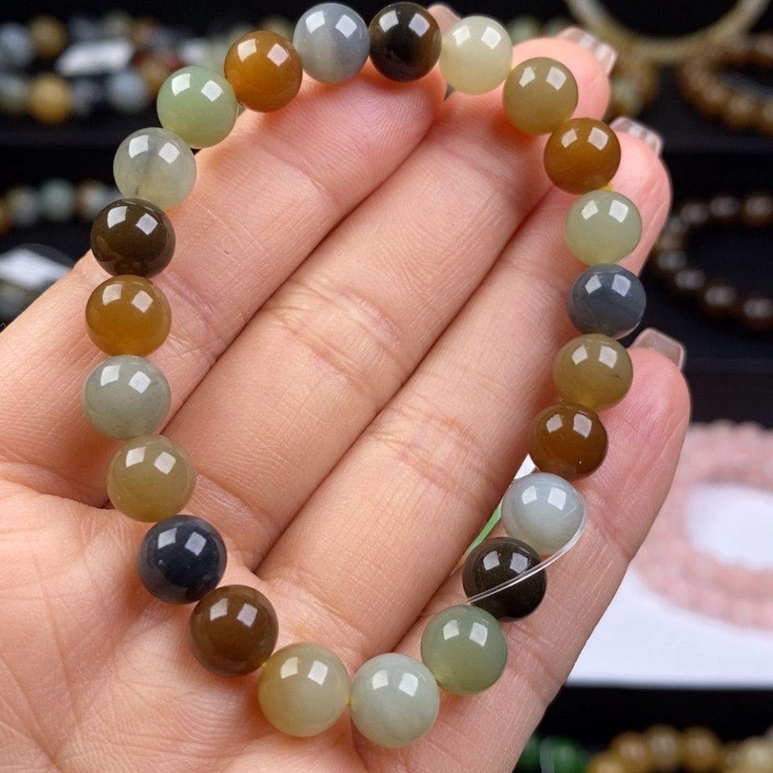 和田玉手串未镶嵌