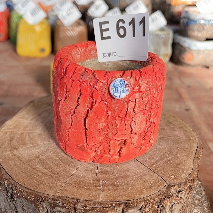 紫砂花盆爆裂mini 内口5