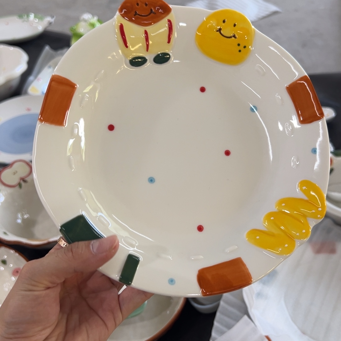 摆件高温陶瓷釉下彩正品！
