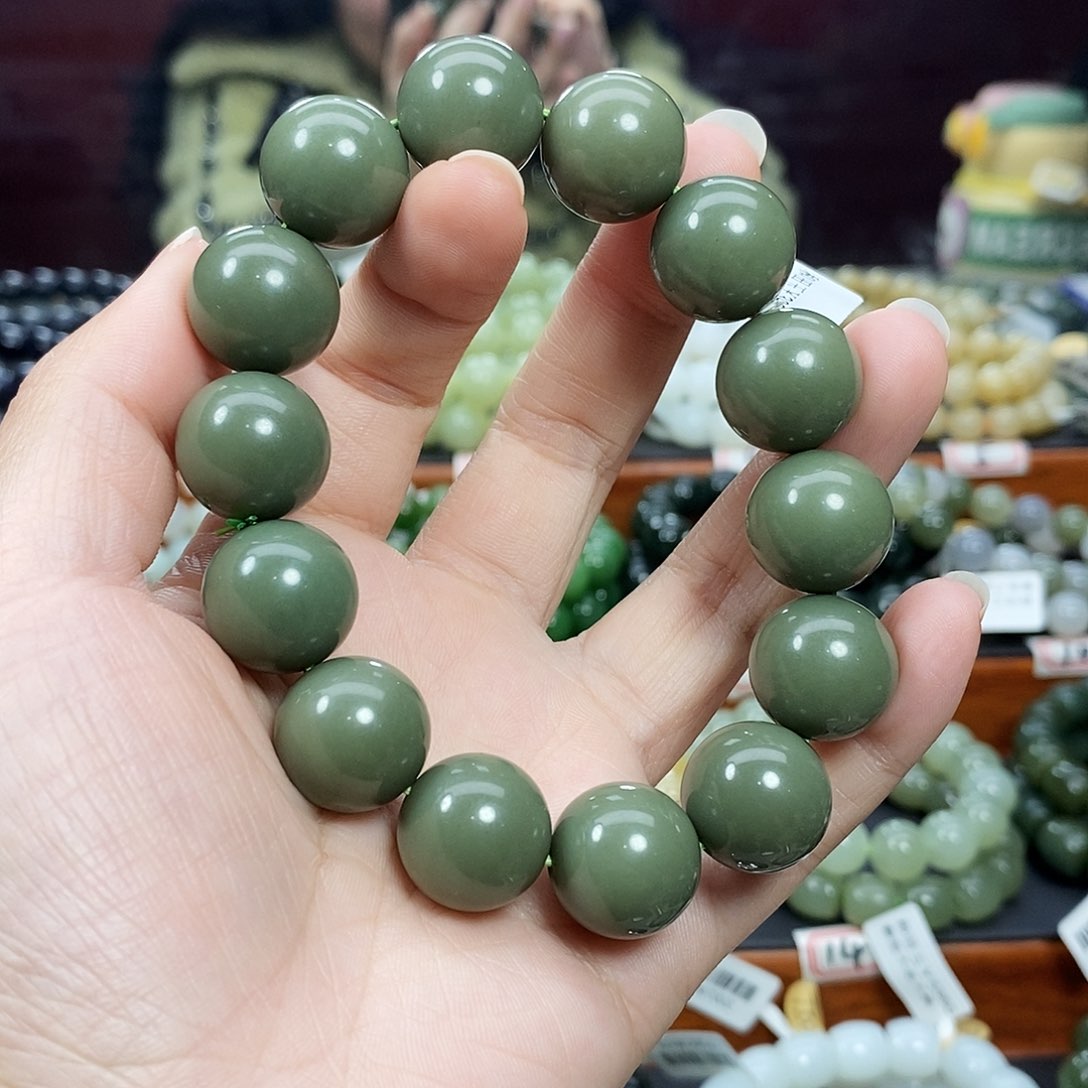 和田玉手链未镶嵌