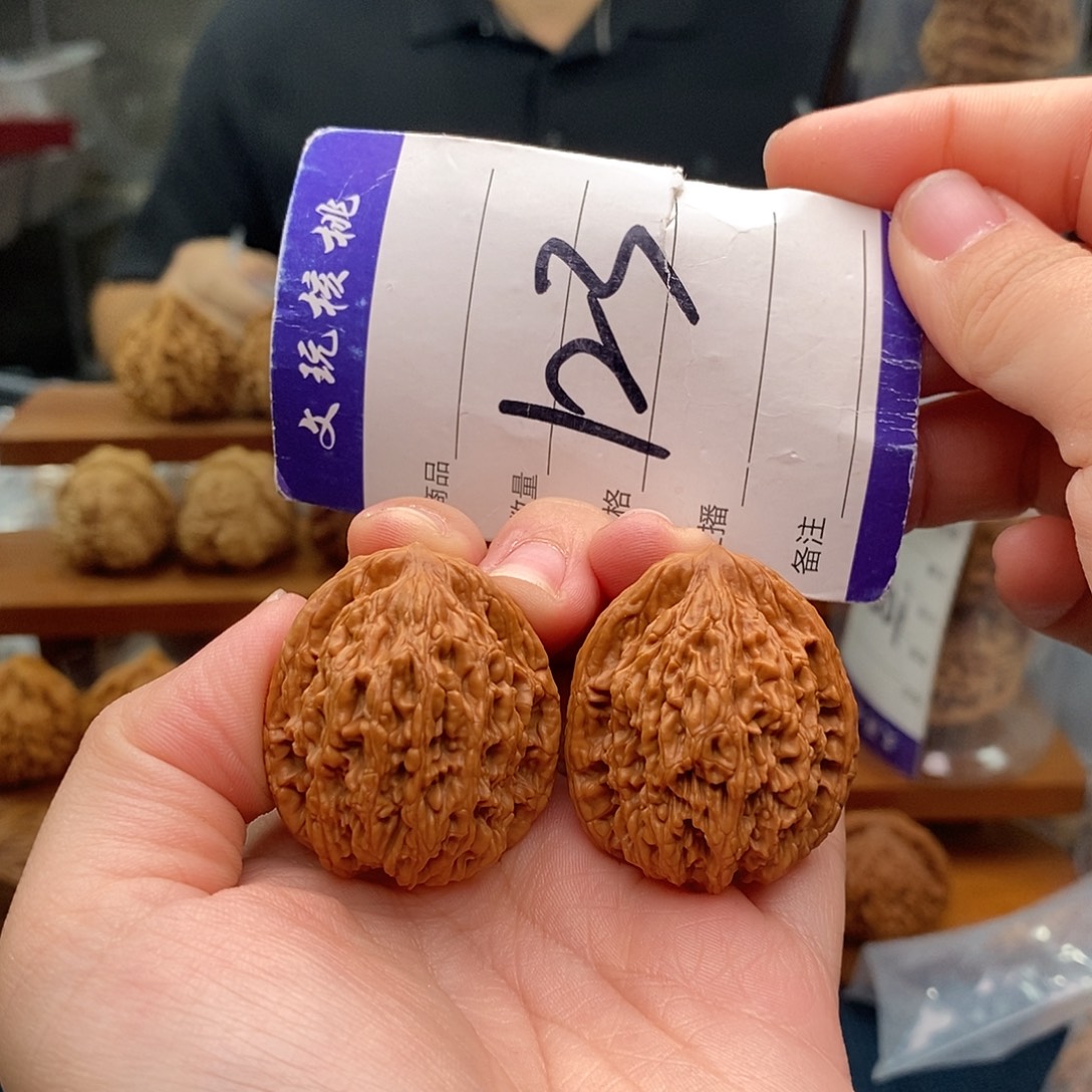 把件文玩核桃33虎头