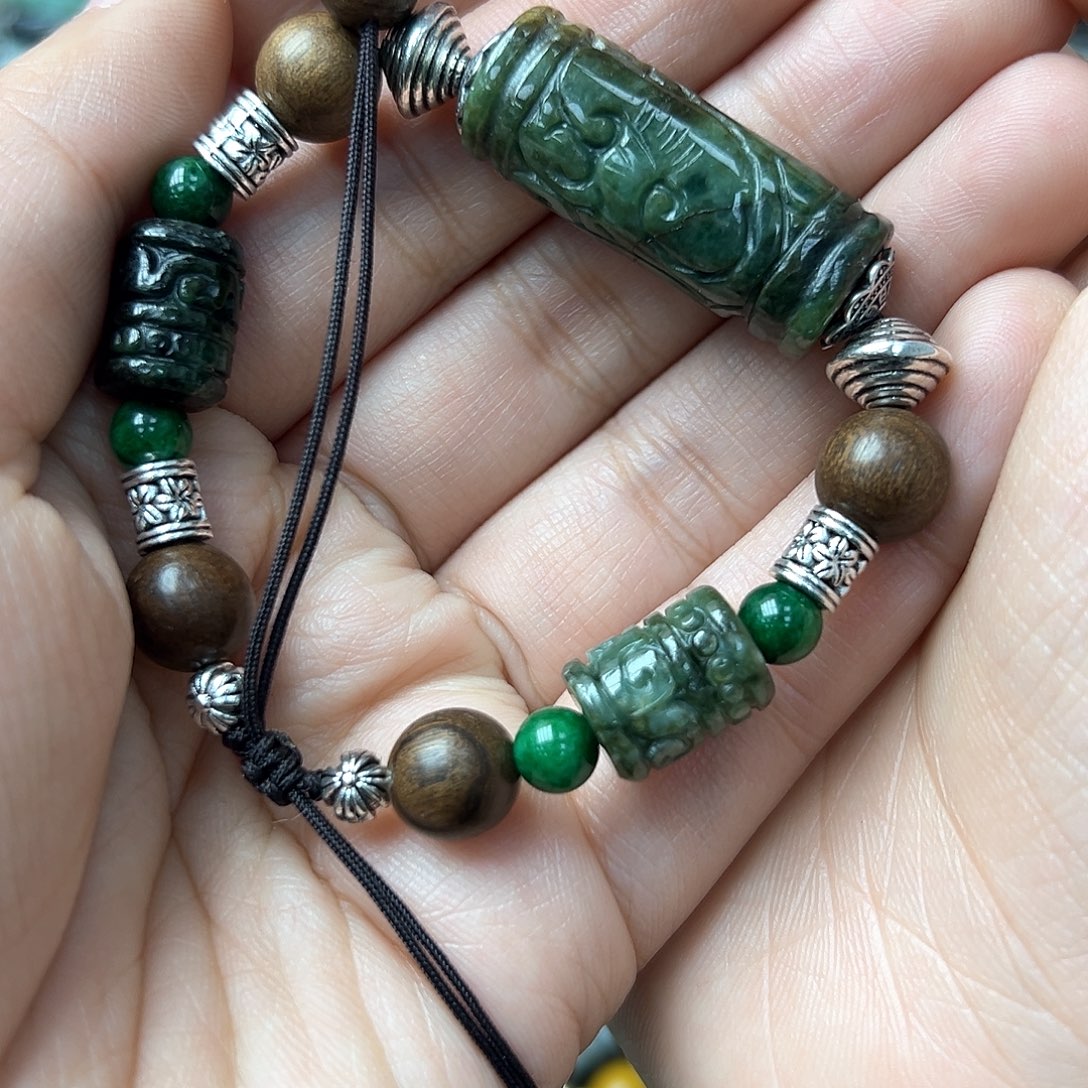 翡翠手链未镶嵌需包容