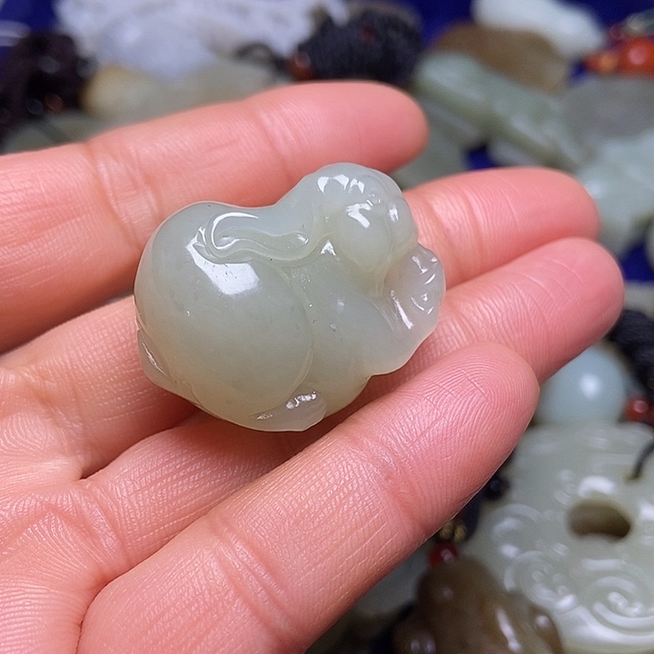 吊坠(不含链)未镶嵌和田玉幸**定