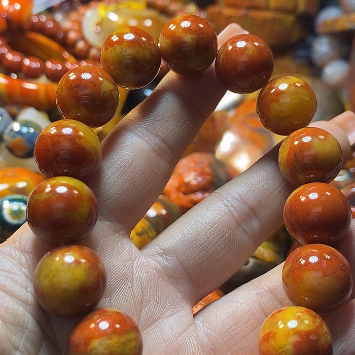 工***司玛瑙/玉髓未镶嵌手链