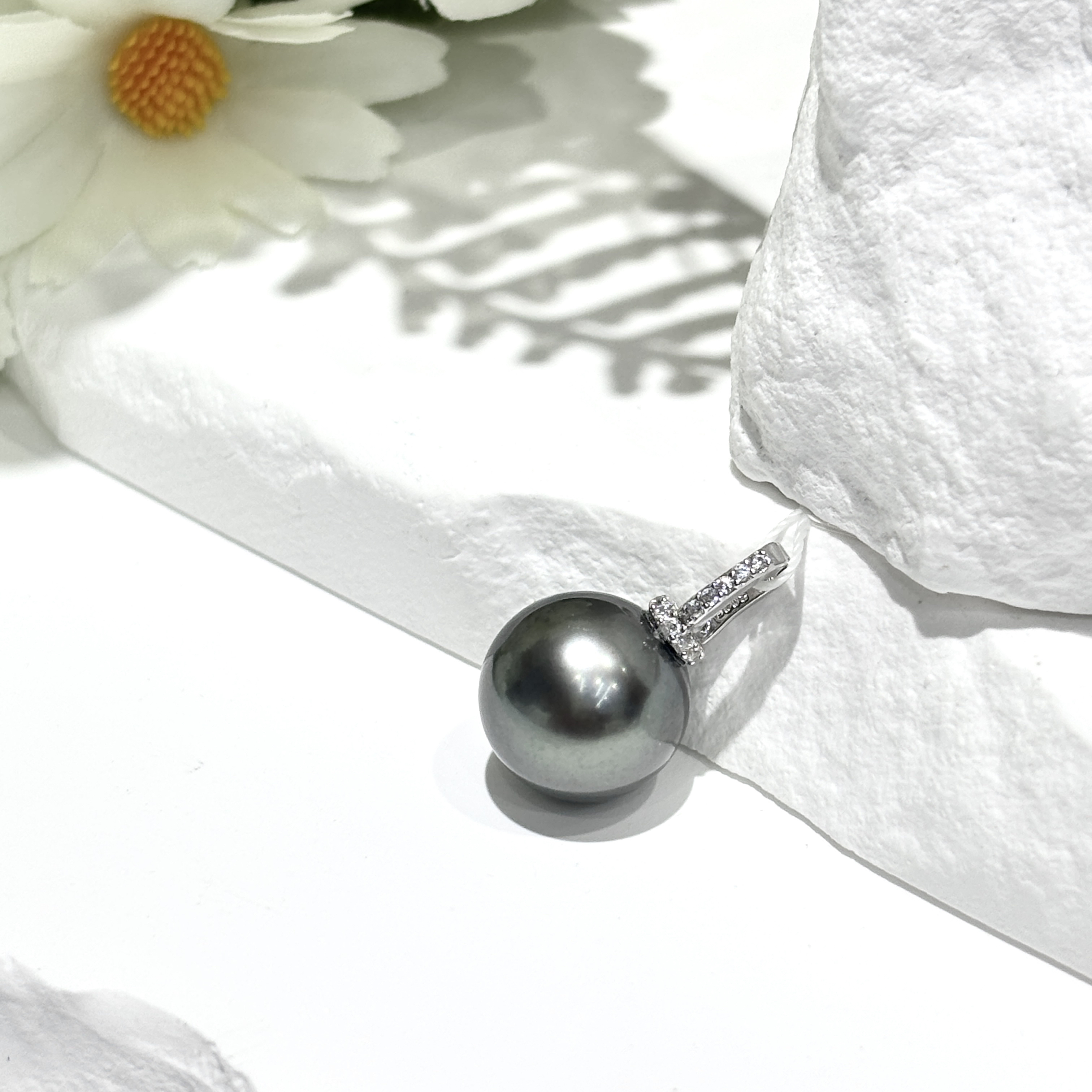 苏杭精选 大溪地孔雀绿 吊坠 奶瓶嘴 可掰扣 12mm 百搭款高级正圆