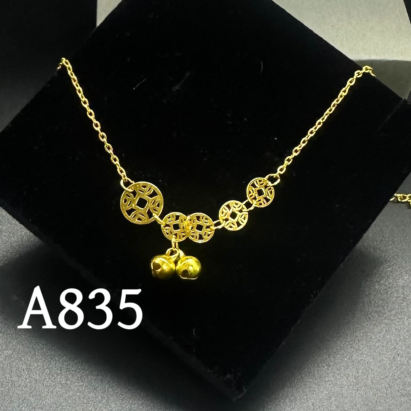  A835脚链气质时尚百搭简约金色轻奢小众