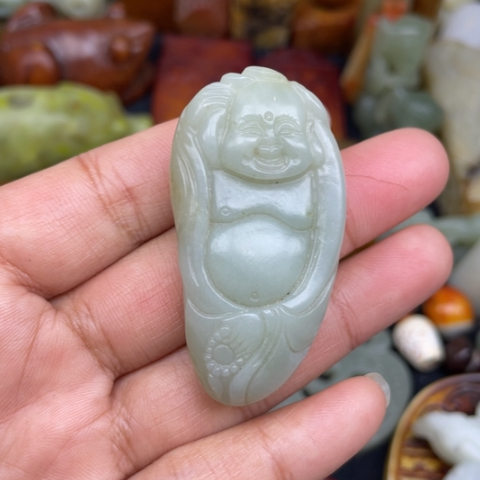 和田玉未镶嵌颈饰42