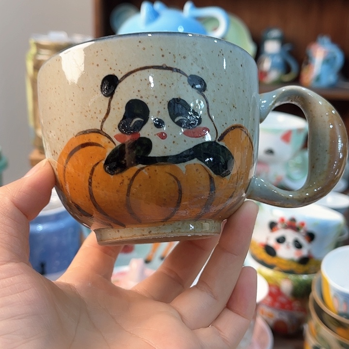 陶景德镇釉下手绘陶瓷 