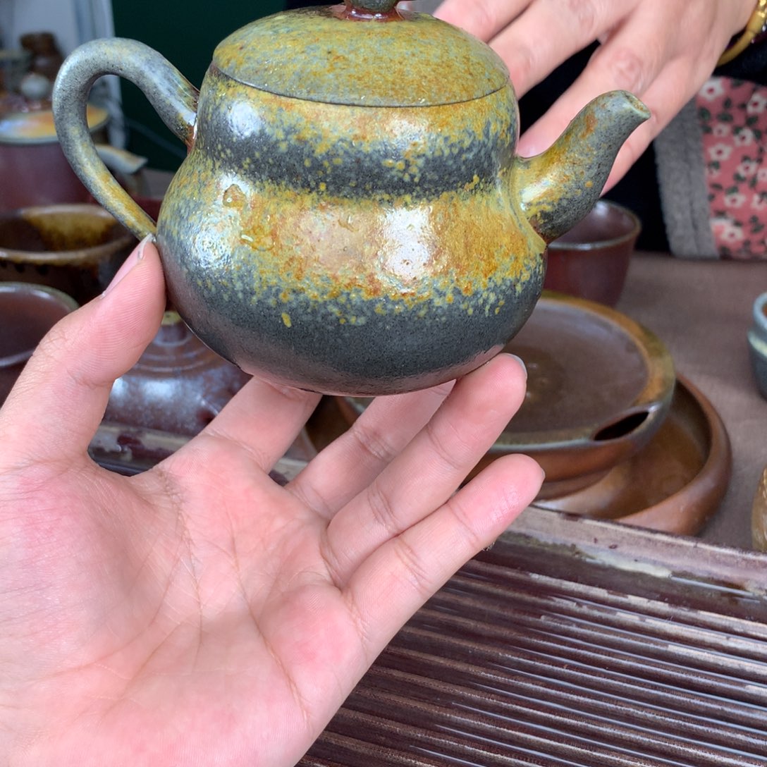 紫砂柴烧纯自然柴烧