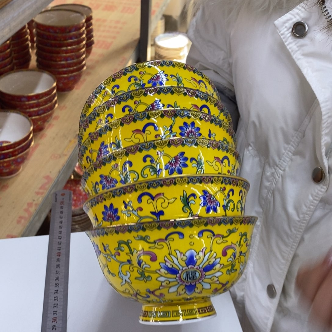 陶瓷6个5英寸直径13厘米