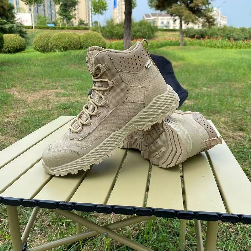 户外男士登山鞋春季舒适时尚百搭防刺穿耐磨休闲鞋