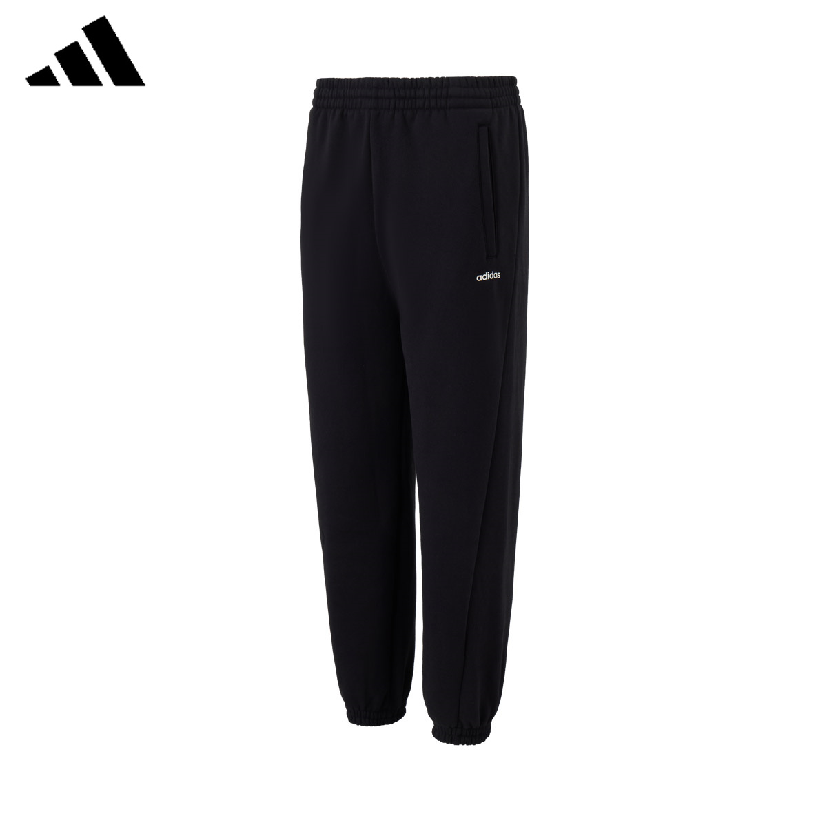 adidas/阿迪达斯裤子运动裤长裤2024秋冬新款男款加绒束脚裤卫裤