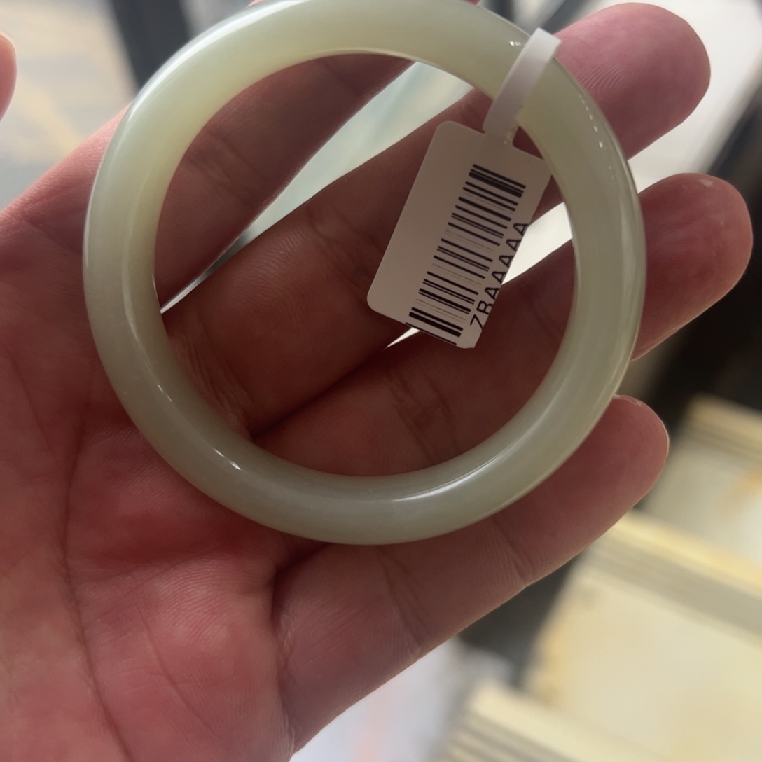 和田玉手镯未镶嵌小****