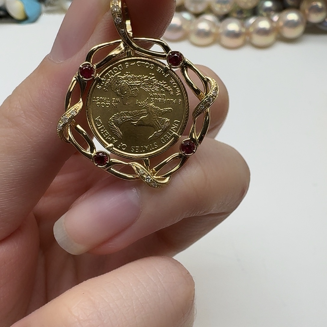 钻石未镶嵌颈饰成品