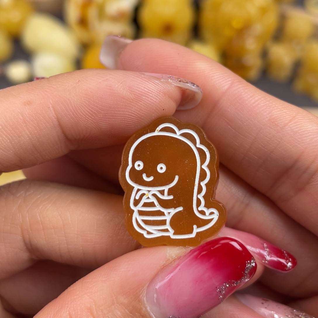 琥珀裸石未镶嵌蜜蜡