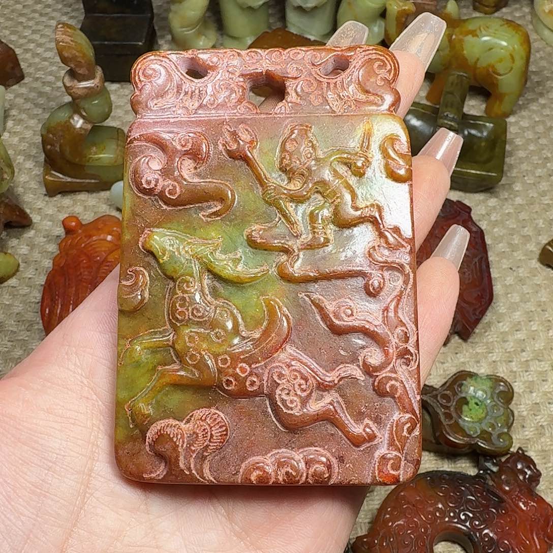 白玉菩提吊坠挂件