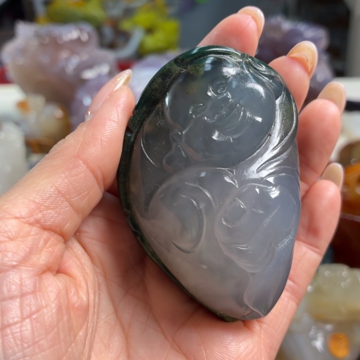 玛瑙/玉髓未镶嵌吊坠(不含链)