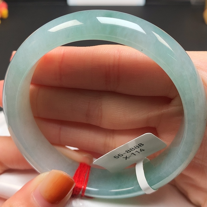 翡翠未镶嵌手镯天然翡翠A货