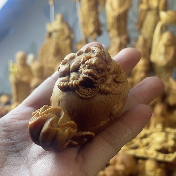 柏木（崖柏）崖柏貔貅钱袋子