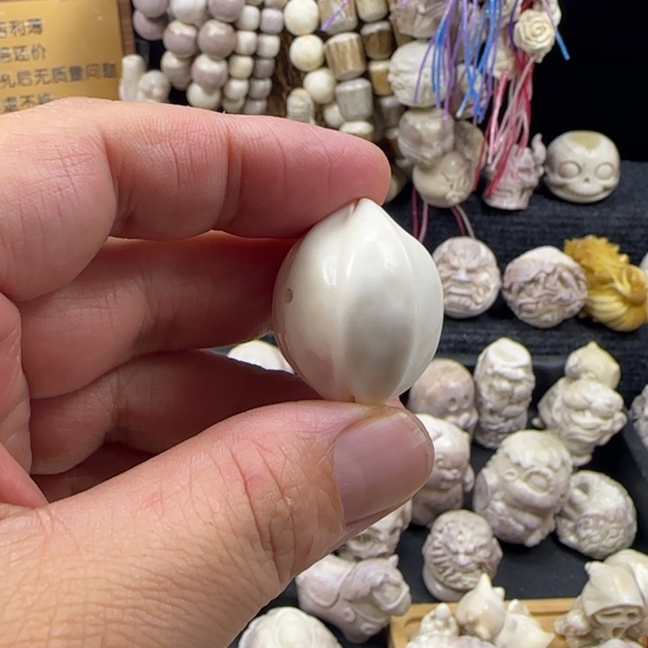 符***号非金属配饰鹿角雕刻三通