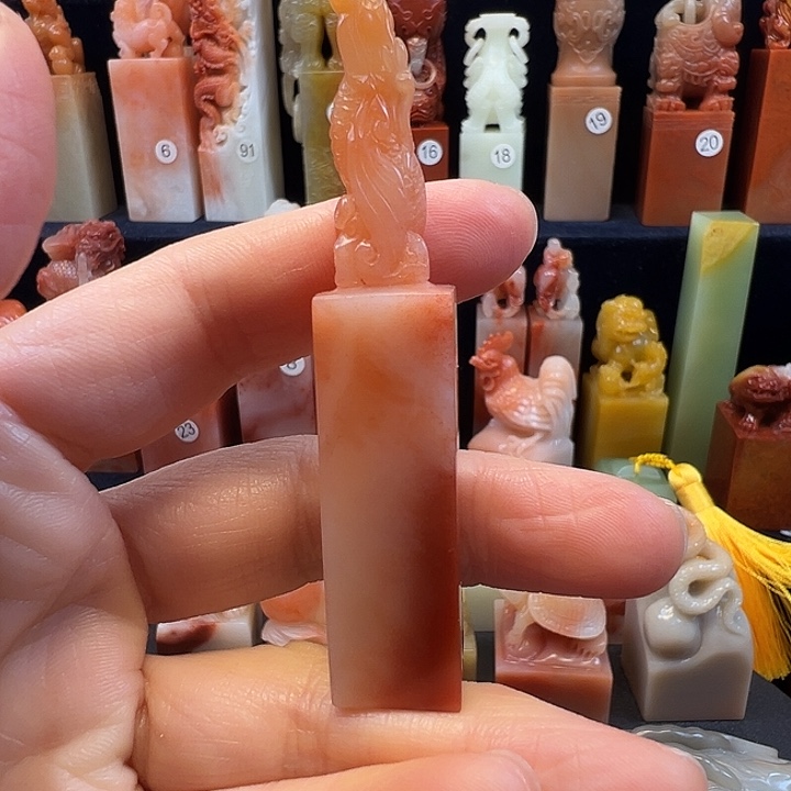 寿山石印石寿山石手工雕刻