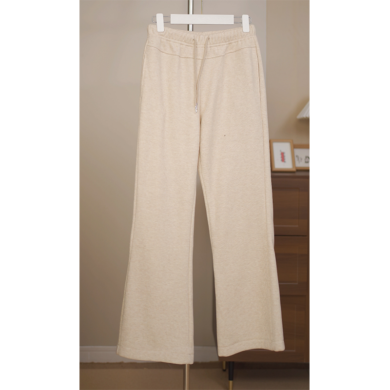 0721-冬季加厚保暖女修身长腿羊毛裤长裤喇叭裤