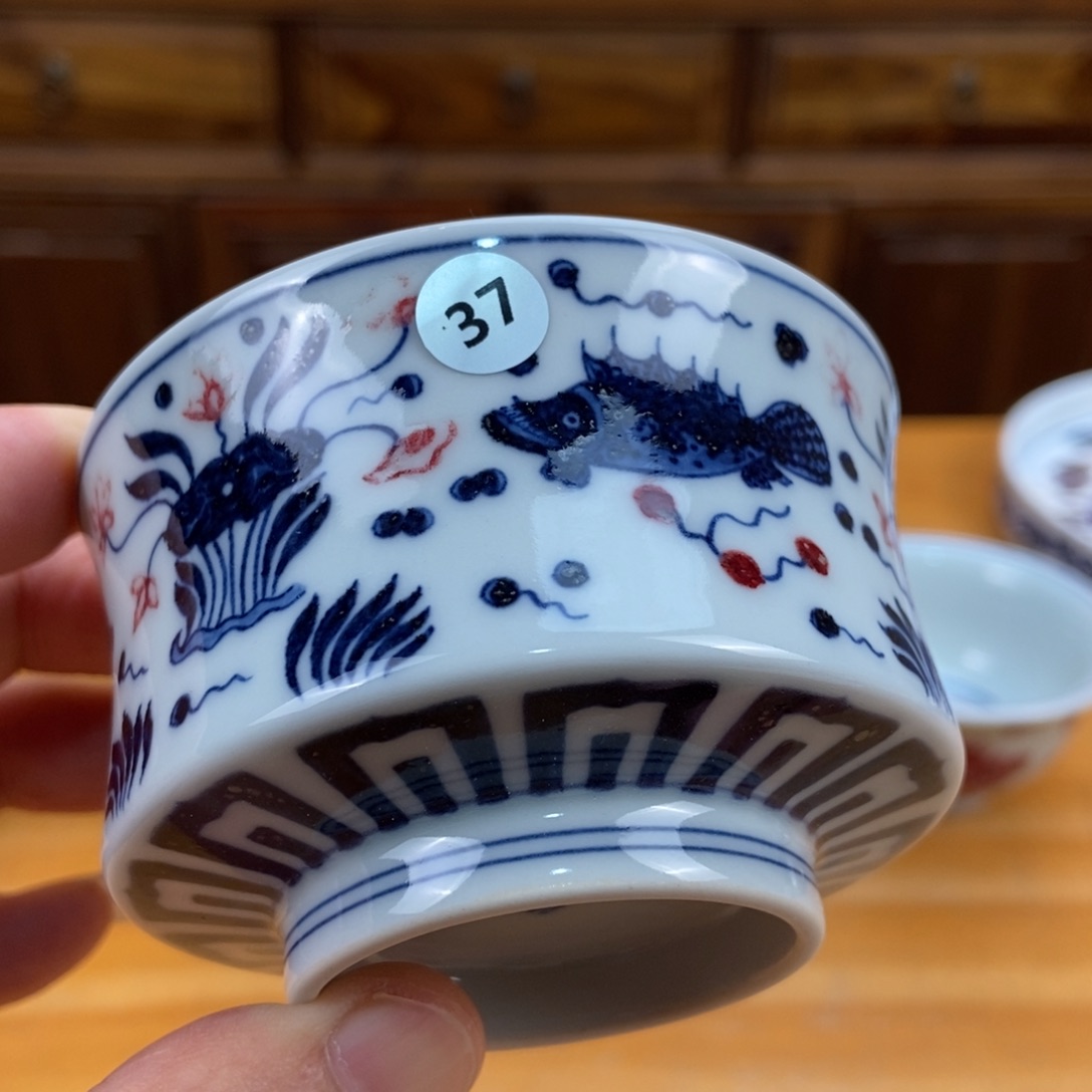 手绘茶具现代制品