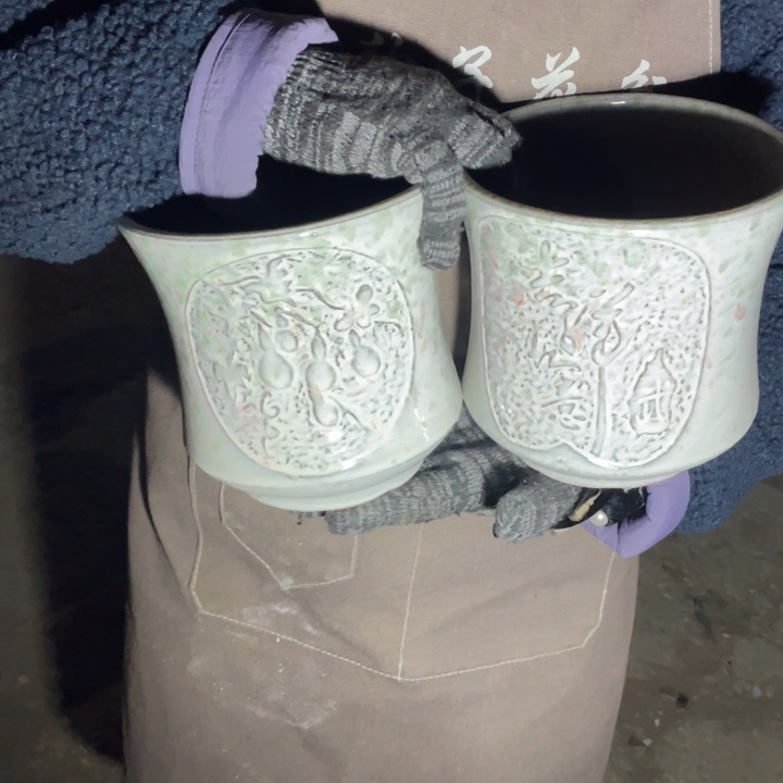 紫砂花盆口16高17正品正品