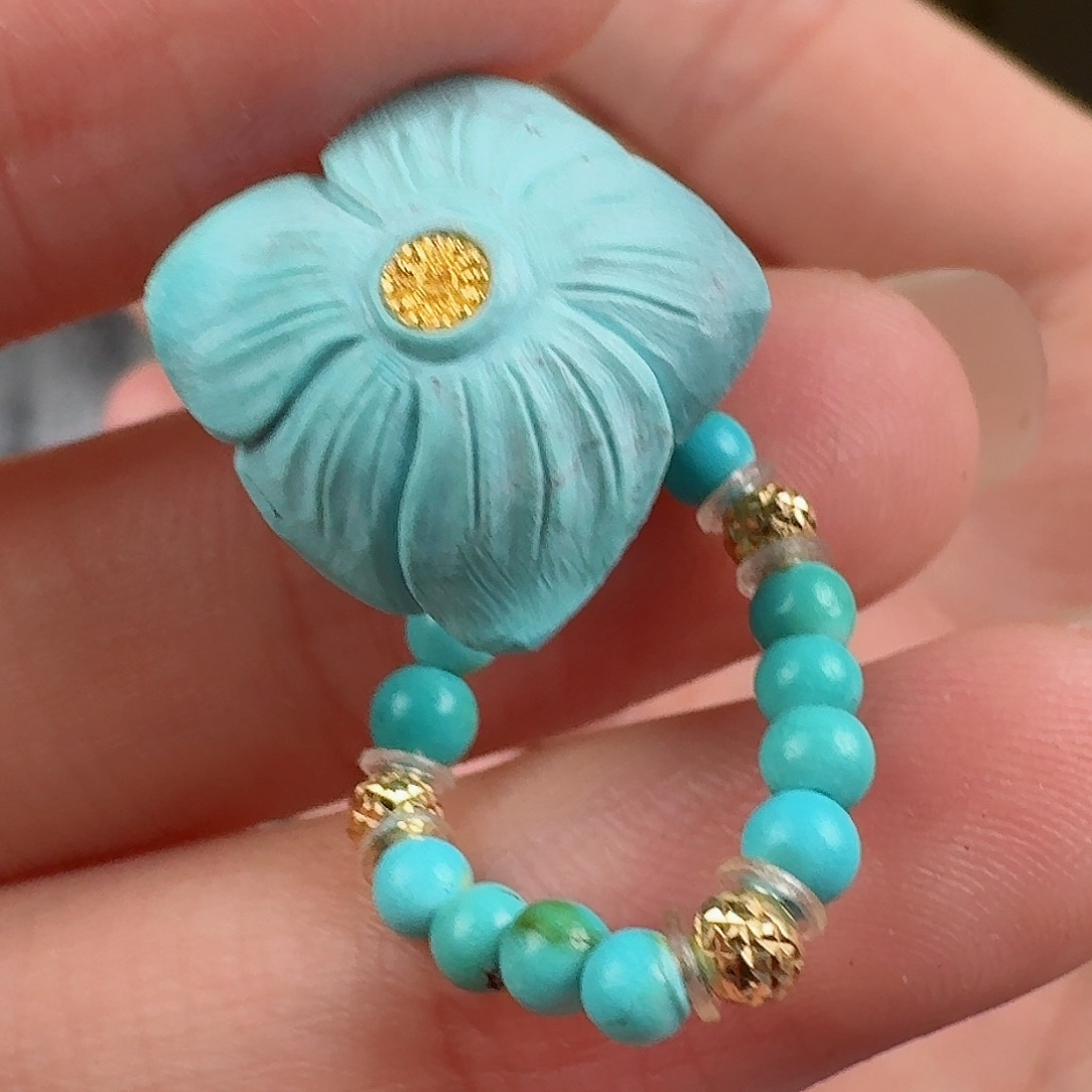 绿松石珠宝奇石未镶嵌