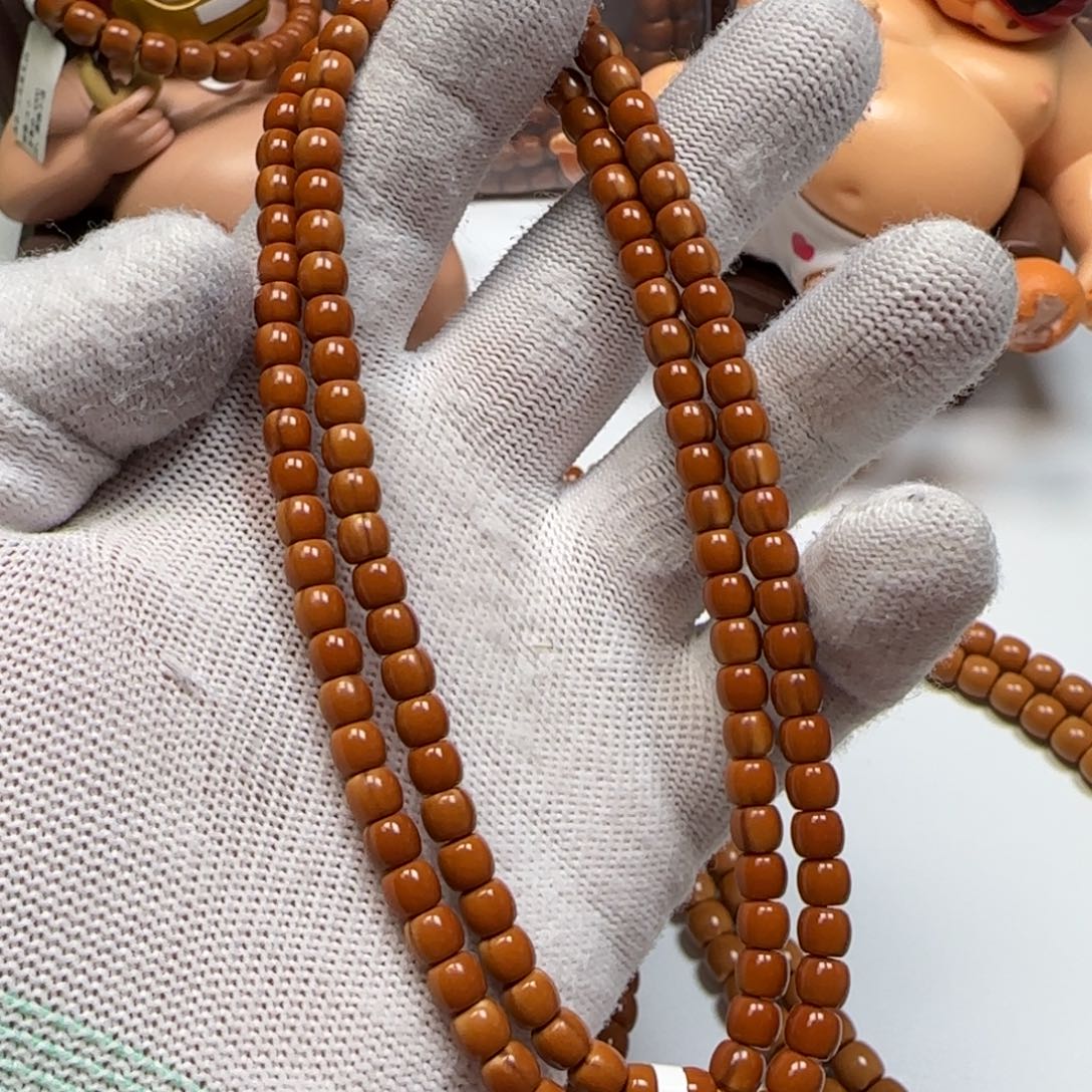 橄榄核手串/手链老挝核尖脖挂5.6