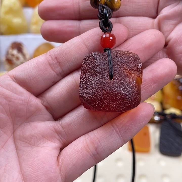 蜜蜡项链未镶嵌10.7克