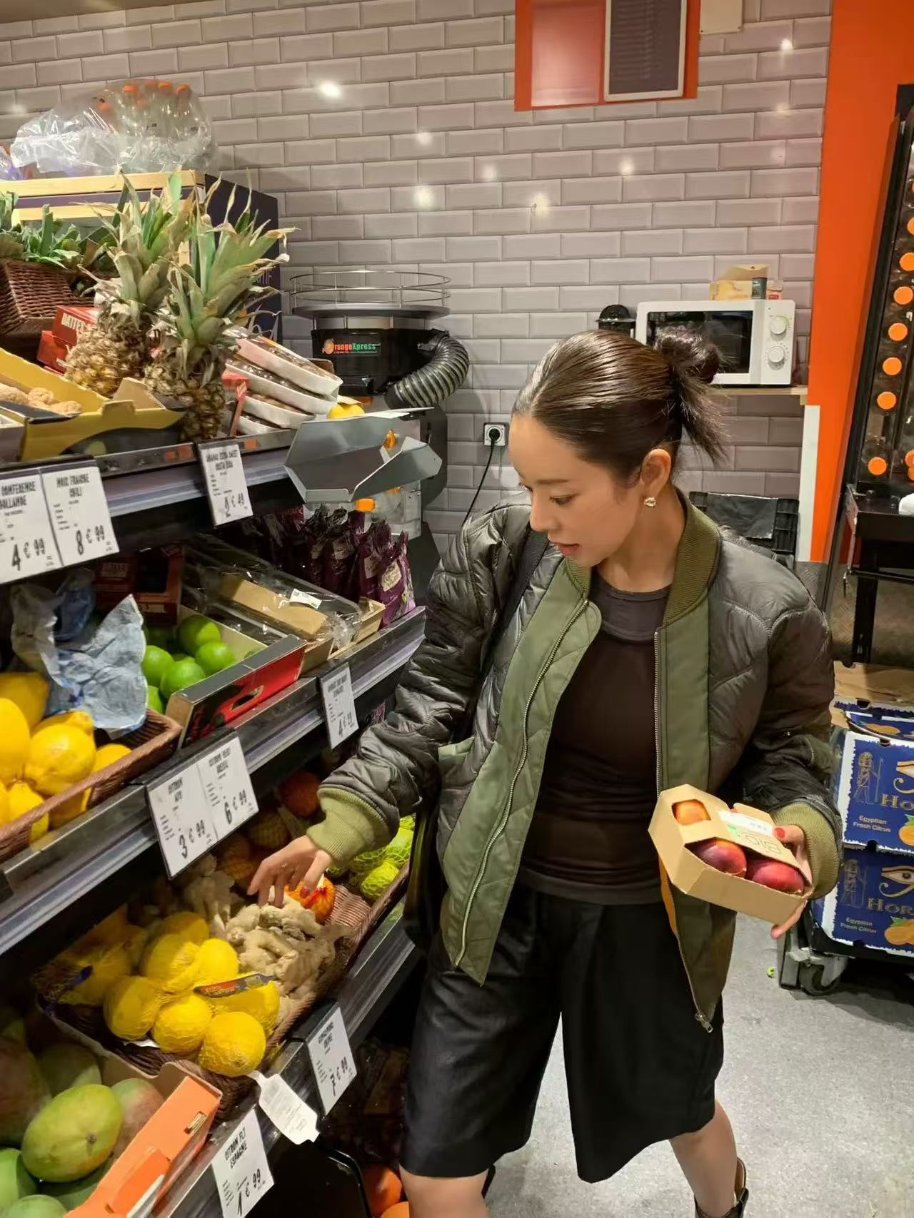 AW251039   东大门Too good拼接棒球服绗缝帅气保暖棉服