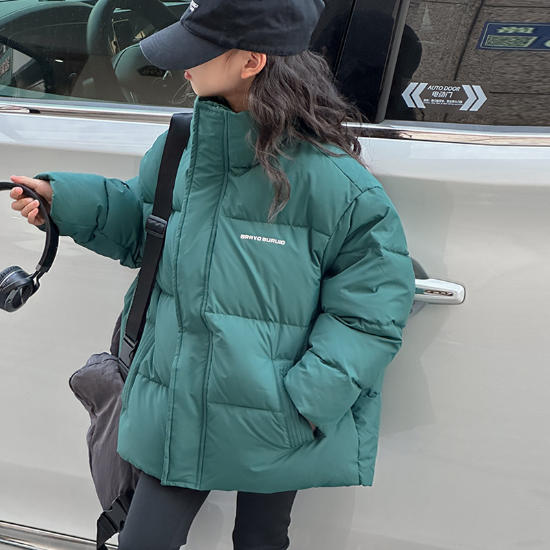 K25530孙小美女童羽绒服儿童加厚外套冬装防寒面包服