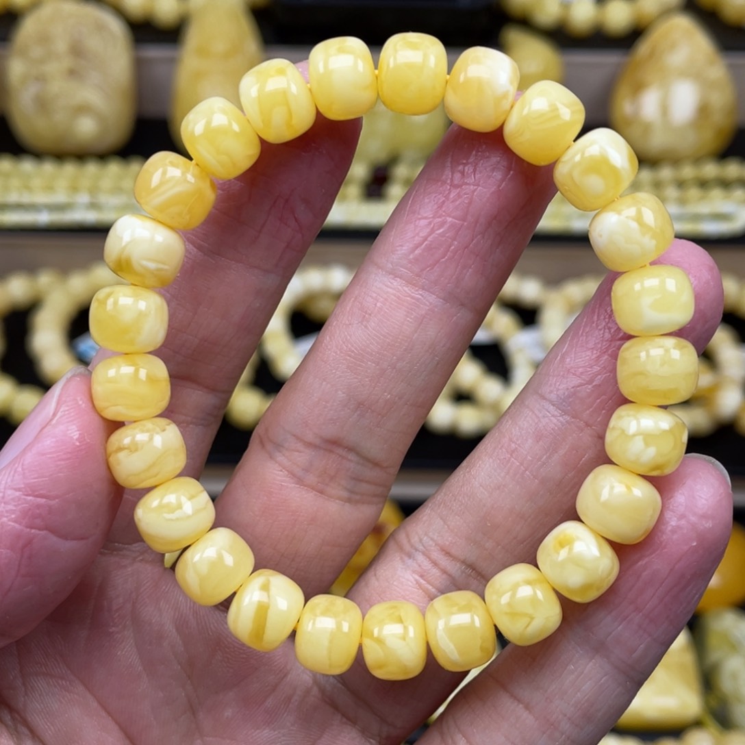 琥珀裸石未镶嵌琥珀蜜蜡