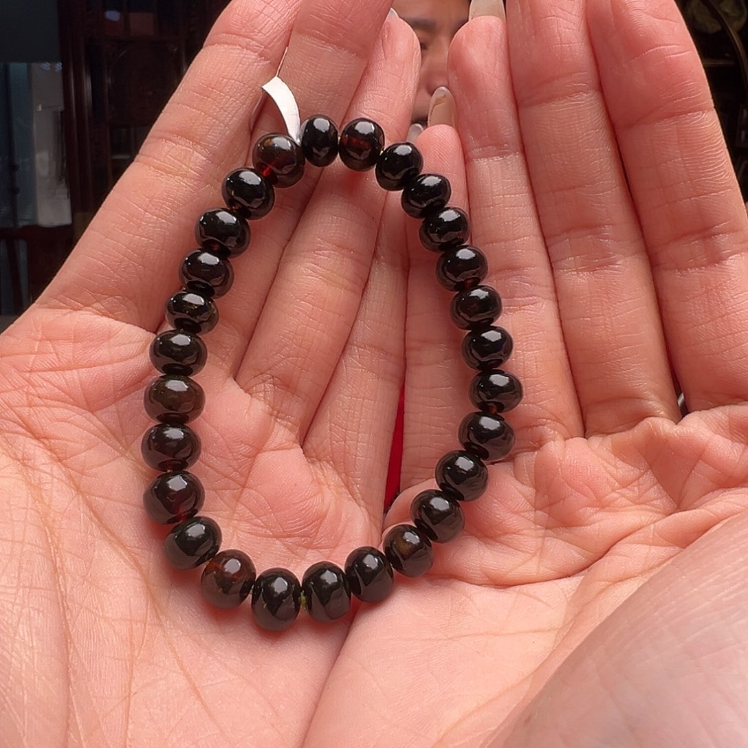 琥珀裸石未镶嵌抚顺琥珀10247。8mm