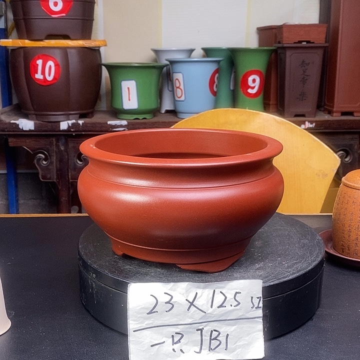 紫砂花盆货号一只JB1