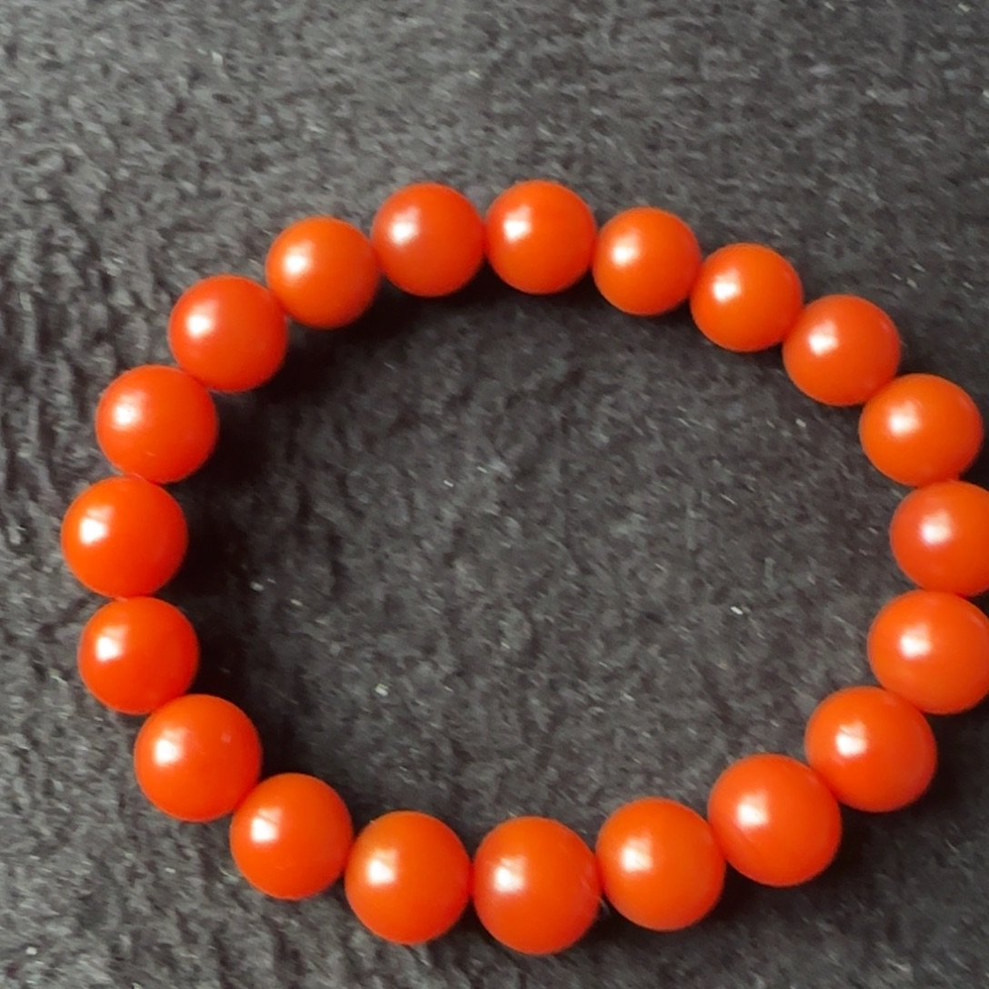 人***己南红玛瑙未镶嵌手链大水沟单圈