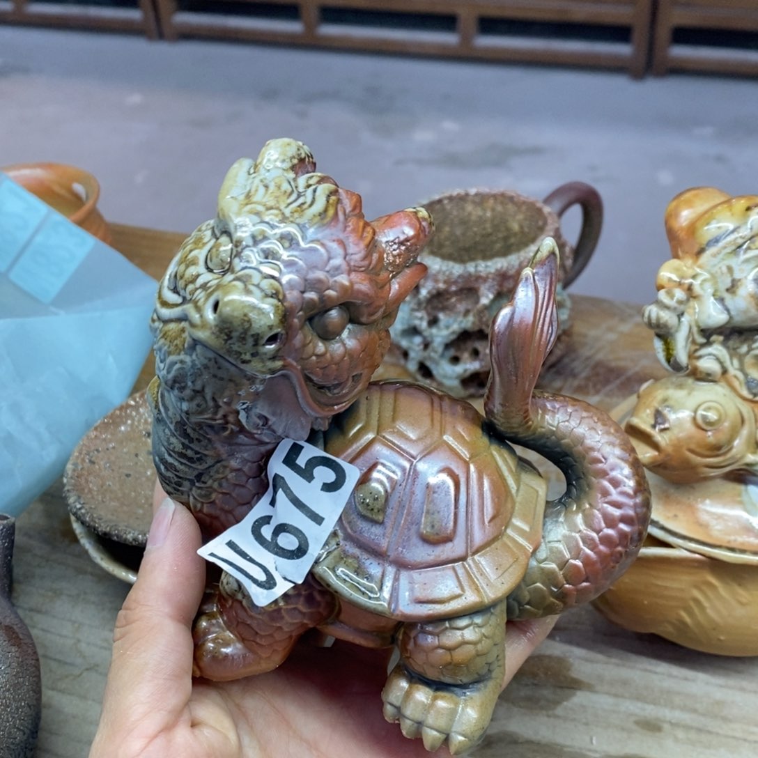 陶园柴烧 精品高货675瑕
