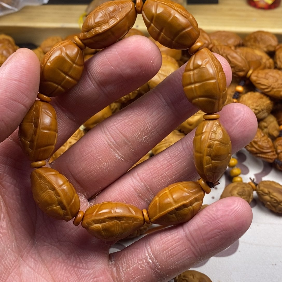 橄榄核手串/手链橄榄核雕刻工艺手串7