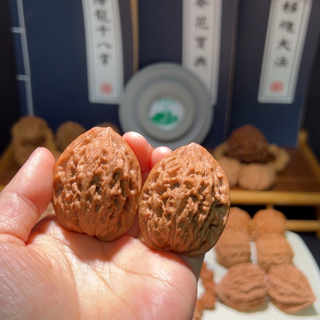 安***命把件文玩核桃天外陨铁