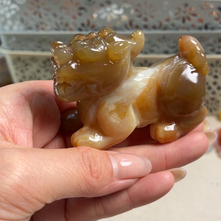 玛瑙/玉髓未镶嵌吊坠(不含链)