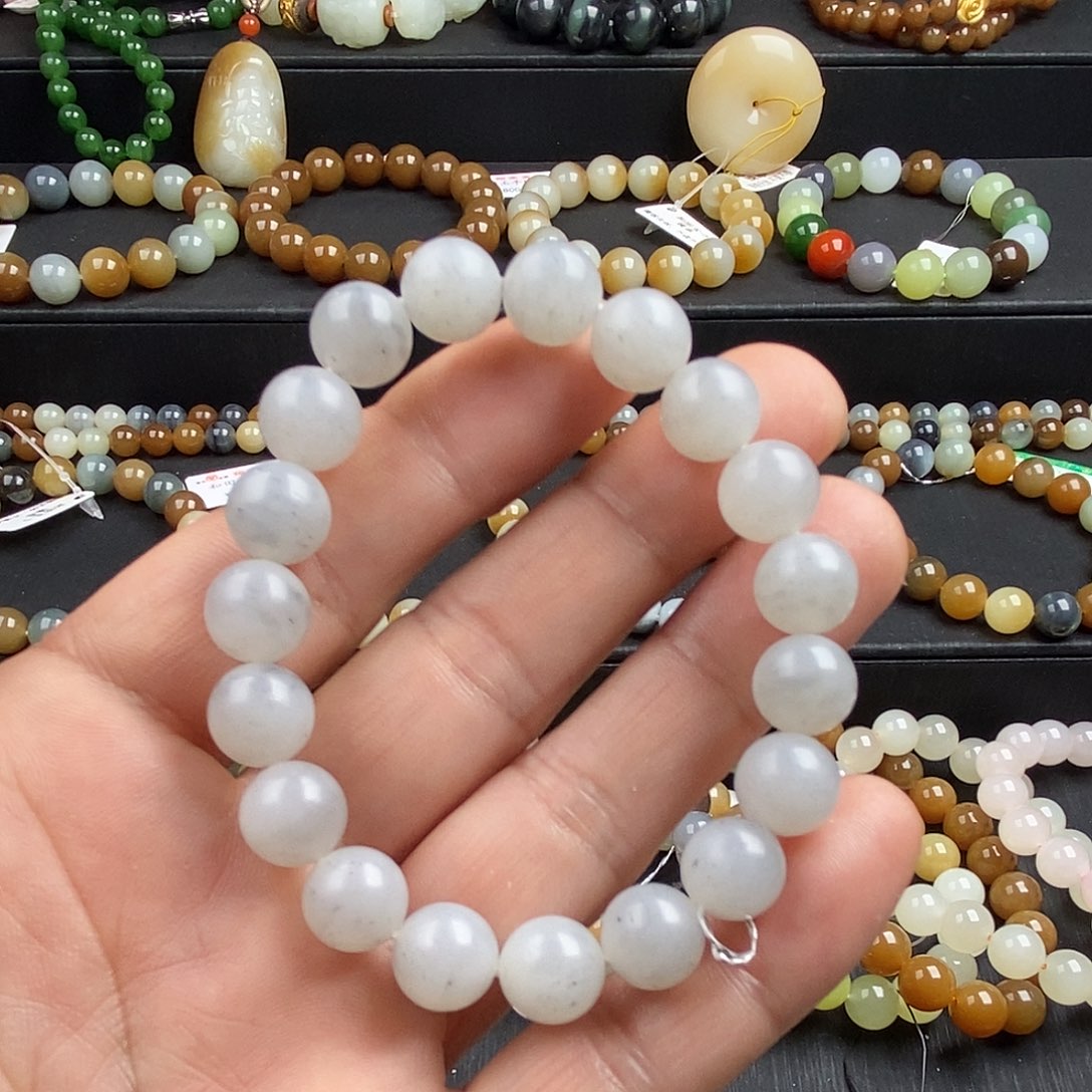 和田玉未镶嵌手链