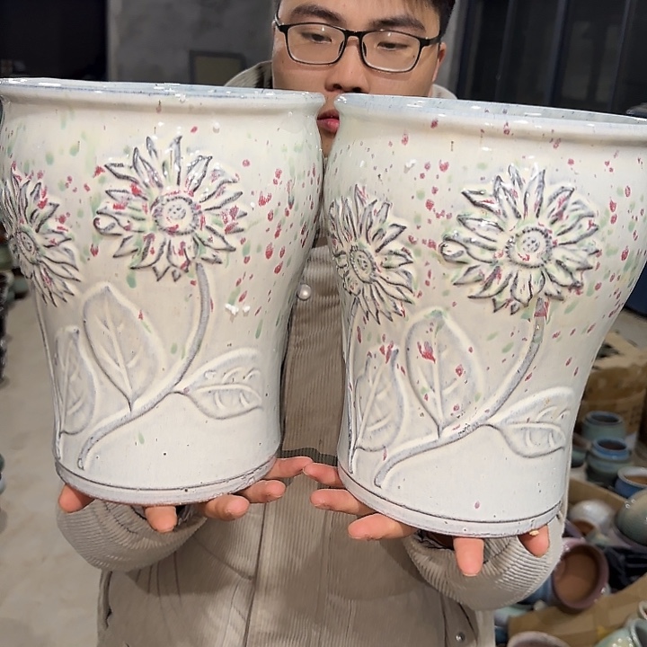 高度26口20啦啦花盆