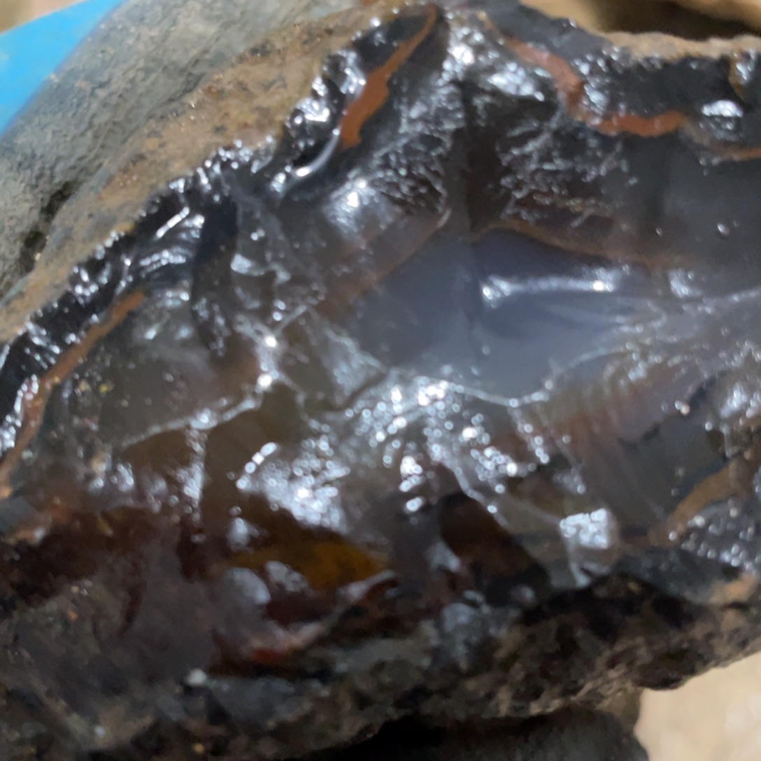 M***见定制玛瑙原石切割不退不换