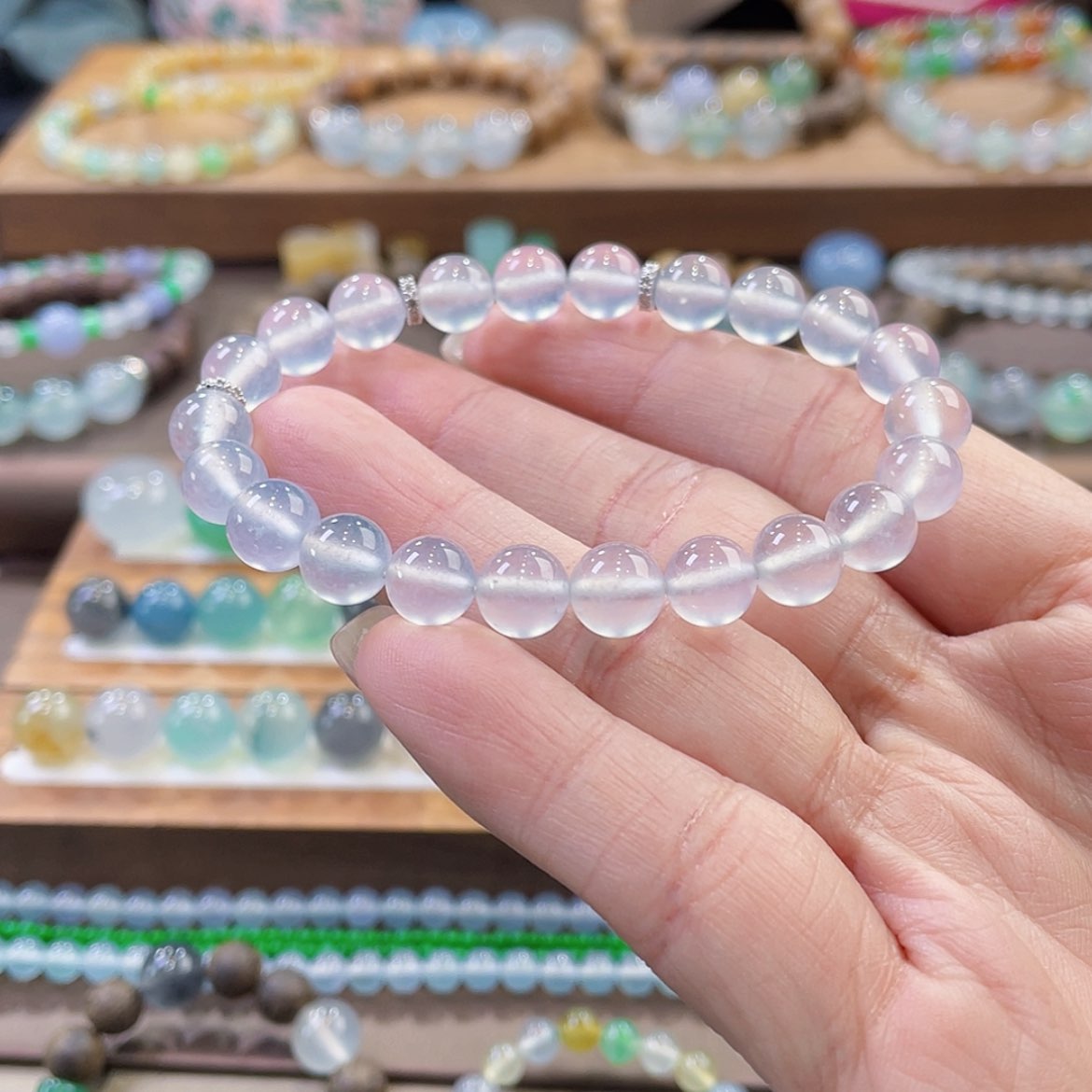 【闪购商品】翡翠颈饰未镶嵌玻璃刚