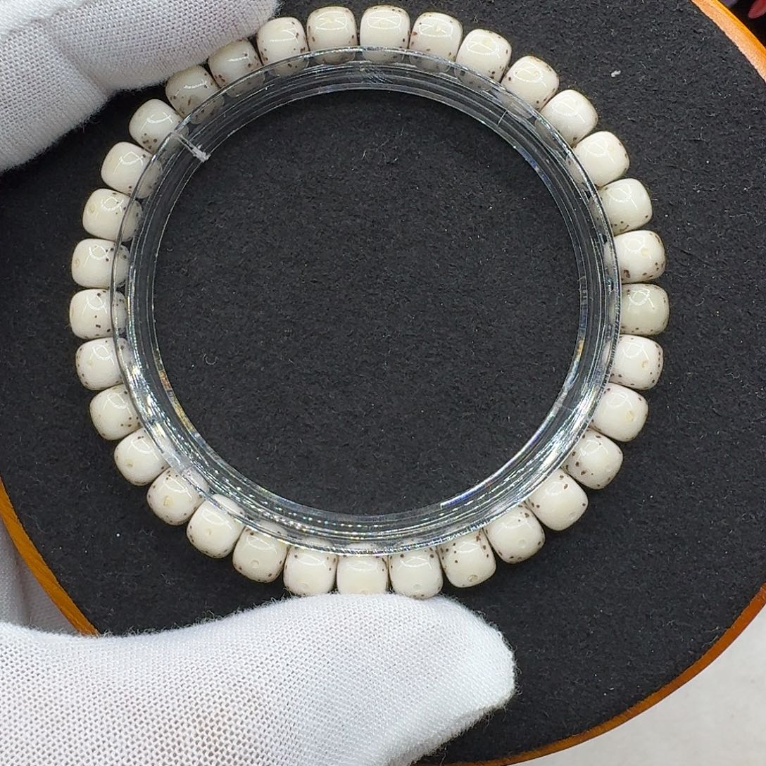 手串星月菩提卡7正月留白古瓷白