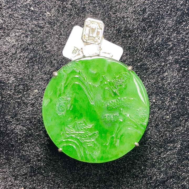 翡翠颈饰未镶嵌25，